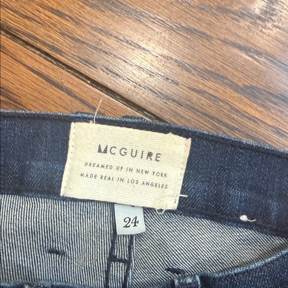 McGuire Denim Blue Flare Wide Leg Jeans - Picture 2 of 3